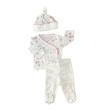Load image into Gallery viewer, Ajuar X 3 ( chaqueta , pantalon , gorro) STP conejo rosado CONEJO