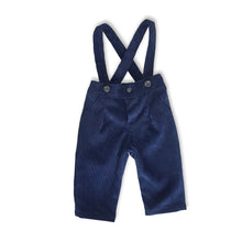 Cargar imagen en el visor de la galería, Pantalón Matías de corduroy azul